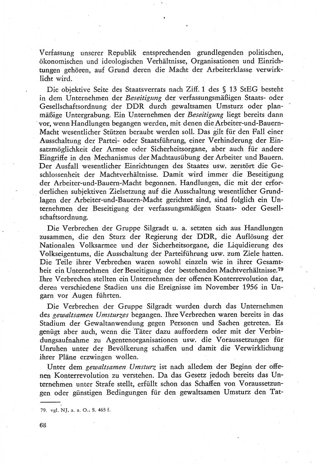 Beiträge zum Strafrecht [Deutsche Demokratische Republik (DDR)], Staatsverbrechen 1959, Seite 68 (Beitr. Strafr. DDR St.-Verbr. 1959, S. 68)