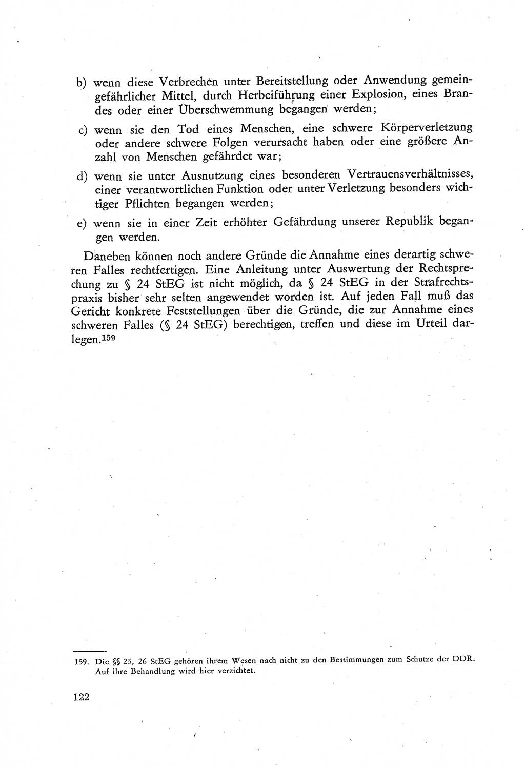 Beiträge zum Strafrecht [Deutsche Demokratische Republik (DDR)], Staatsverbrechen 1959, Seite 122 (Beitr. Strafr. DDR St.-Verbr. 1959, S. 122)
