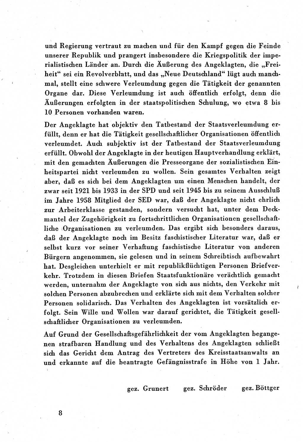 Dokumente des Unrechts, das SED-Regime [Deutsche Demokratische Republik (DDR)] in der Praxis, Bundesministerium für gesamtdeutsche Fragen (BMG) [Bundesrepublik Deutschland (BRD)] 1959, Seite 8 (Dok. UnR. SED-Reg. DDR BMG BRD 1959, S. 8)