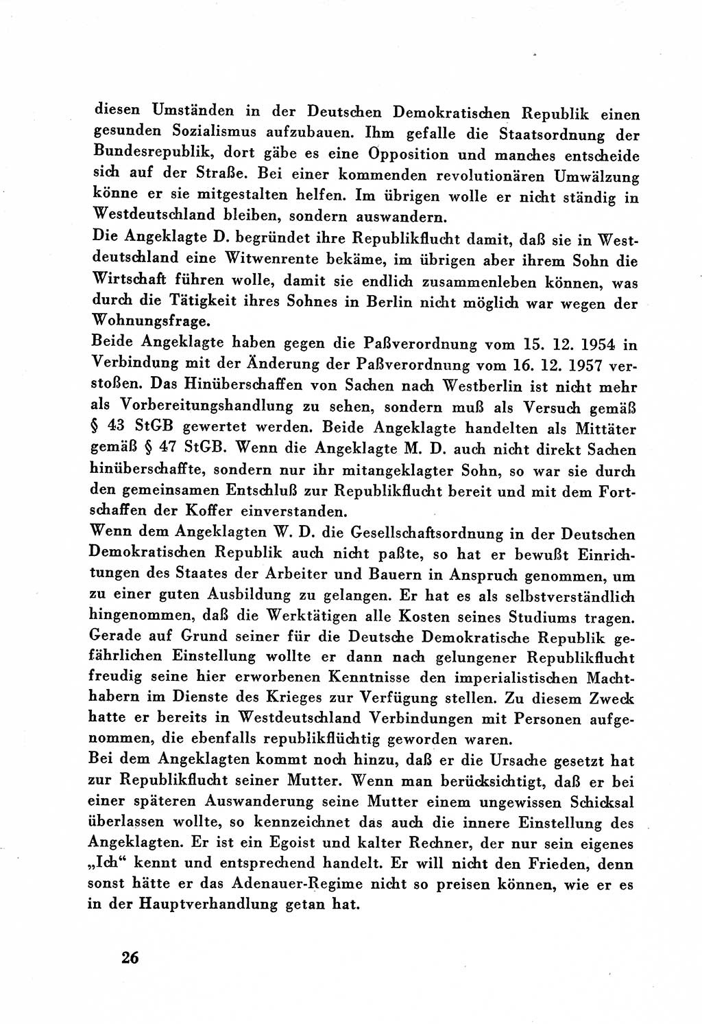 Dokumente des Unrechts, das SED-Regime [Deutsche Demokratische Republik (DDR)] in der Praxis, Bundesministerium für gesamtdeutsche Fragen (BMG) [Bundesrepublik Deutschland (BRD)] 1959, Seite 26 (Dok. UnR. SED-Reg. DDR BMG BRD 1959, S. 26)