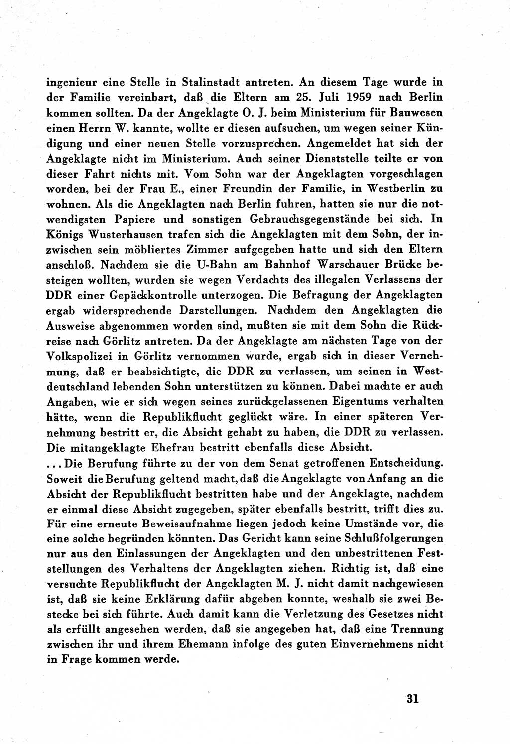 Dokumente des Unrechts, das SED-Regime [Deutsche Demokratische Republik (DDR)] in der Praxis, Bundesministerium für gesamtdeutsche Fragen (BMG) [Bundesrepublik Deutschland (BRD)] 1959, Seite 31 (Dok. UnR. SED-Reg. DDR BMG BRD 1959, S. 31)