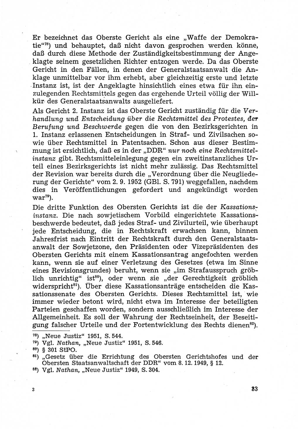 Justiz in der Sowjetischen Besatzungszone (SBZ) Deutschlands [Deutsche Demokratische Republik (DDR)], Bundesministerium für Gesamtdeutsche Fragen (BMG) [Bundesrepublik Deutschland (BRD)] 1959, Seite 33 (Just. SBZ Dtl. DDR BMG BRD 1959, S. 33)