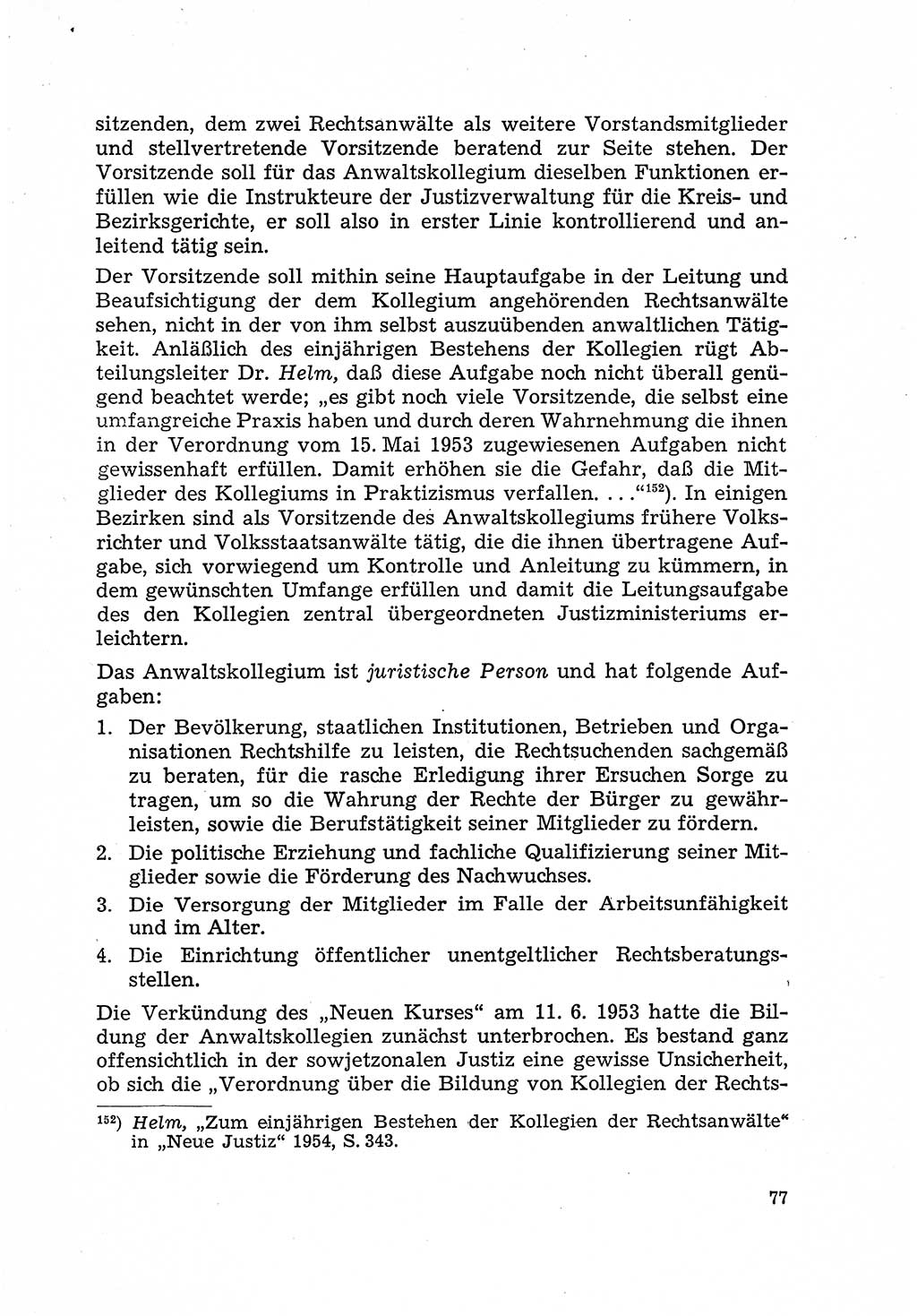 Justiz in der Sowjetischen Besatzungszone (SBZ) Deutschlands [Deutsche Demokratische Republik (DDR)], Bundesministerium für Gesamtdeutsche Fragen (BMG) [Bundesrepublik Deutschland (BRD)] 1959, Seite 77 (Just. SBZ Dtl. DDR BMG BRD 1959, S. 77)
