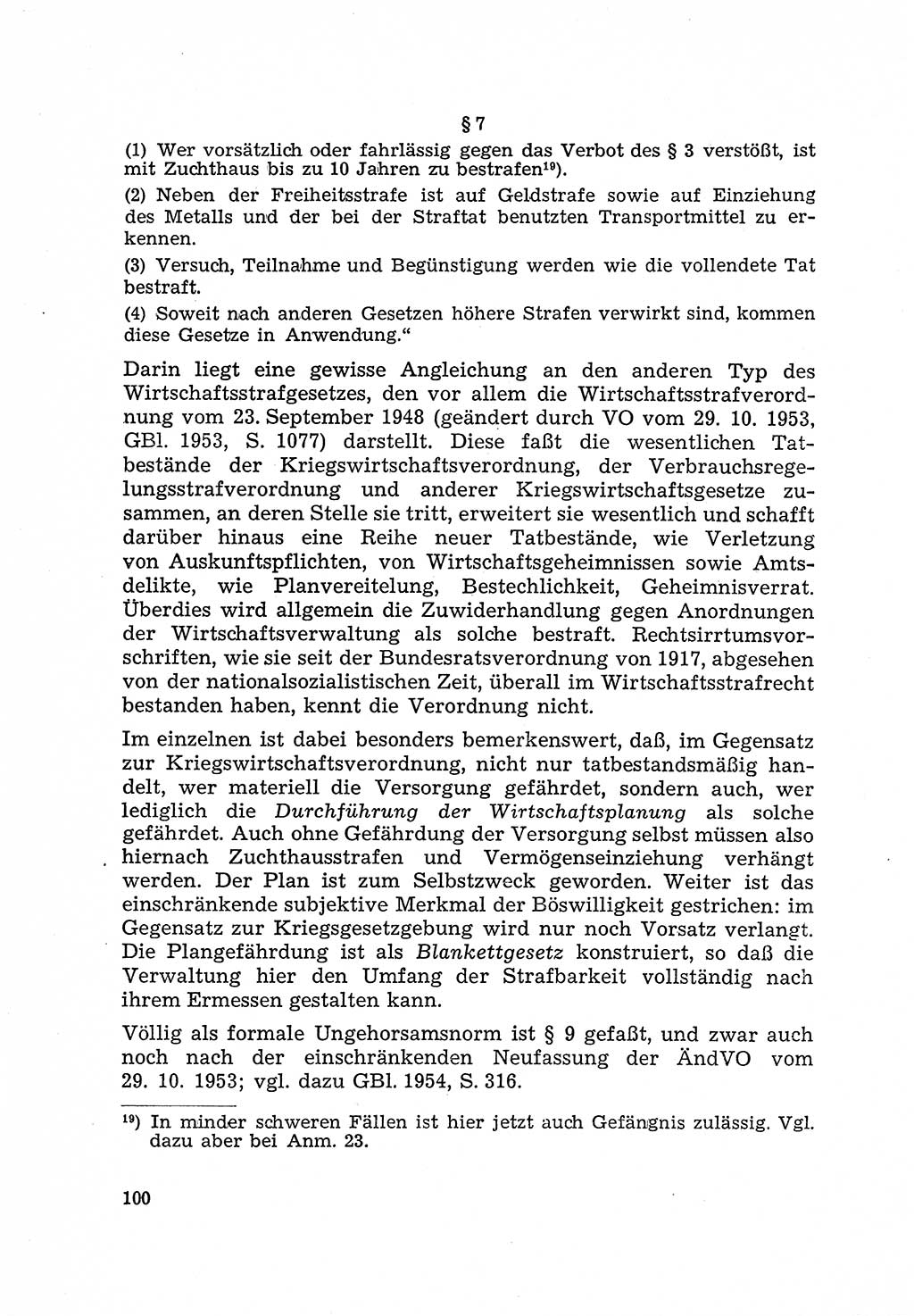 Justiz in der Sowjetischen Besatzungszone (SBZ) Deutschlands [Deutsche Demokratische Republik (DDR)], Bundesministerium für Gesamtdeutsche Fragen (BMG) [Bundesrepublik Deutschland (BRD)] 1959, Seite 100 (Just. SBZ Dtl. DDR BMG BRD 1959, S. 100)