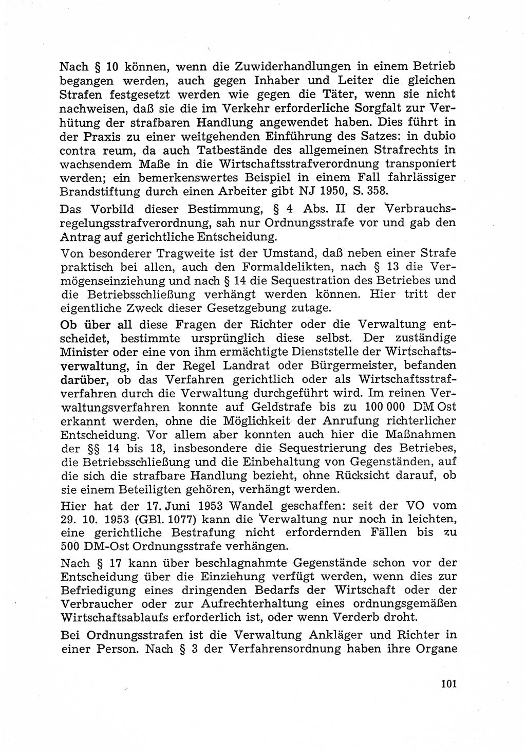 Justiz in der Sowjetischen Besatzungszone (SBZ) Deutschlands [Deutsche Demokratische Republik (DDR)], Bundesministerium für Gesamtdeutsche Fragen (BMG) [Bundesrepublik Deutschland (BRD)] 1959, Seite 101 (Just. SBZ Dtl. DDR BMG BRD 1959, S. 101)