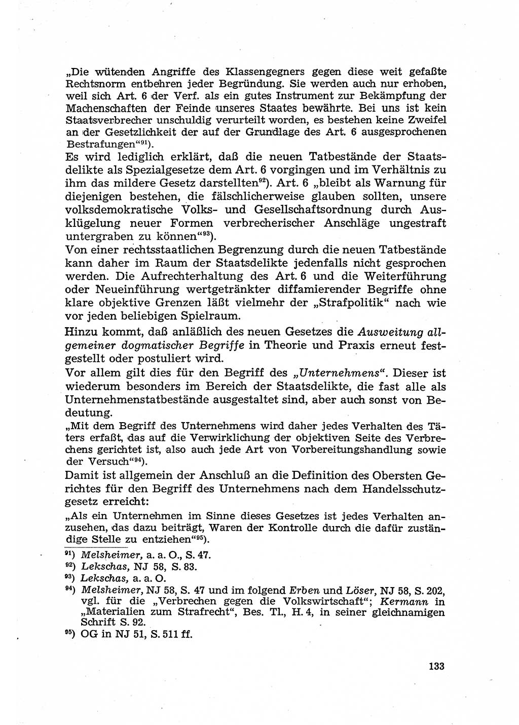 Justiz in der Sowjetischen Besatzungszone (SBZ) Deutschlands [Deutsche Demokratische Republik (DDR)], Bundesministerium für Gesamtdeutsche Fragen (BMG) [Bundesrepublik Deutschland (BRD)] 1959, Seite 133 (Just. SBZ Dtl. DDR BMG BRD 1959, S. 133)