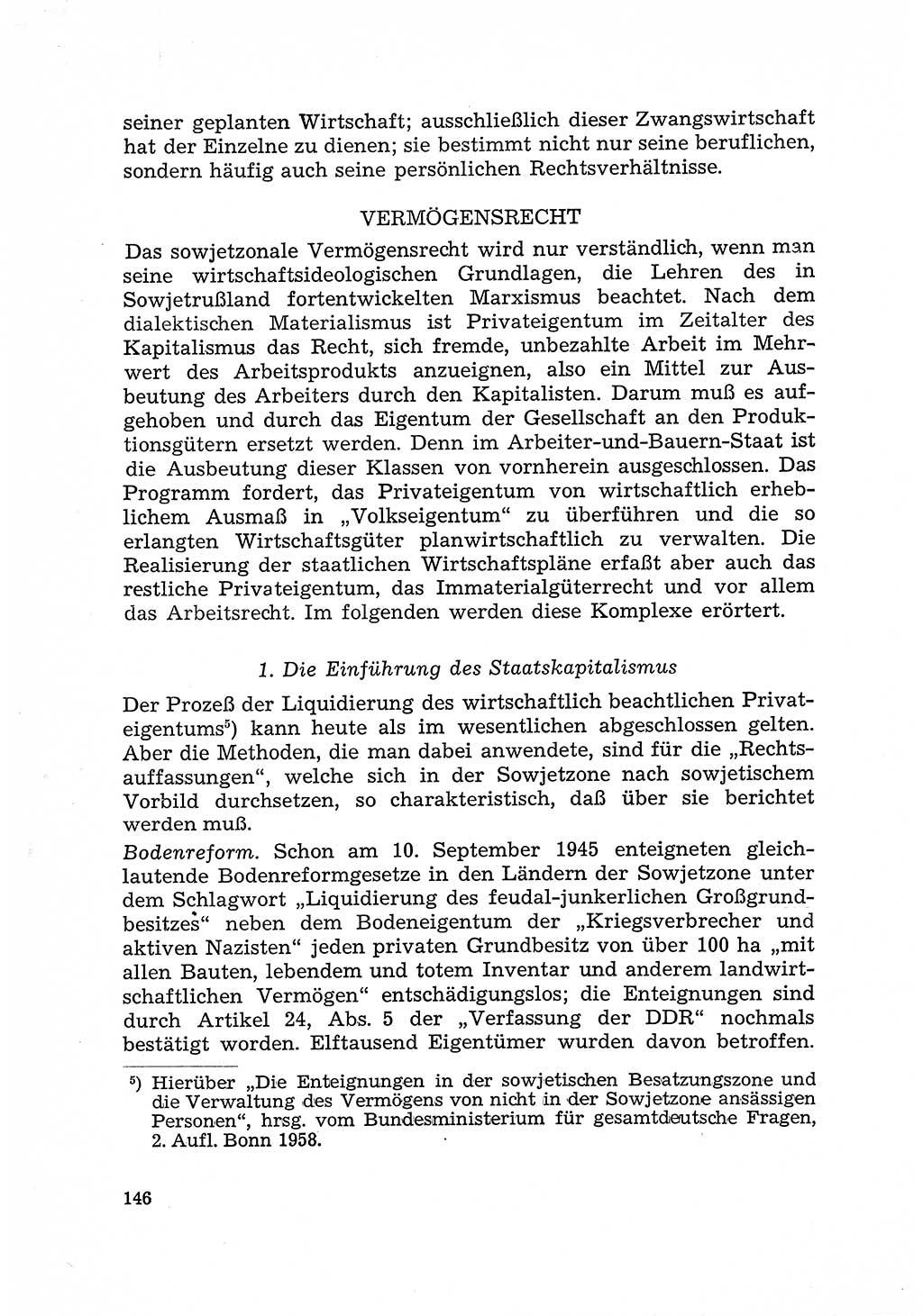 Justiz in der Sowjetischen Besatzungszone (SBZ) Deutschlands [Deutsche Demokratische Republik (DDR)], Bundesministerium für Gesamtdeutsche Fragen (BMG) [Bundesrepublik Deutschland (BRD)] 1959, Seite 146 (Just. SBZ Dtl. DDR BMG BRD 1959, S. 146)