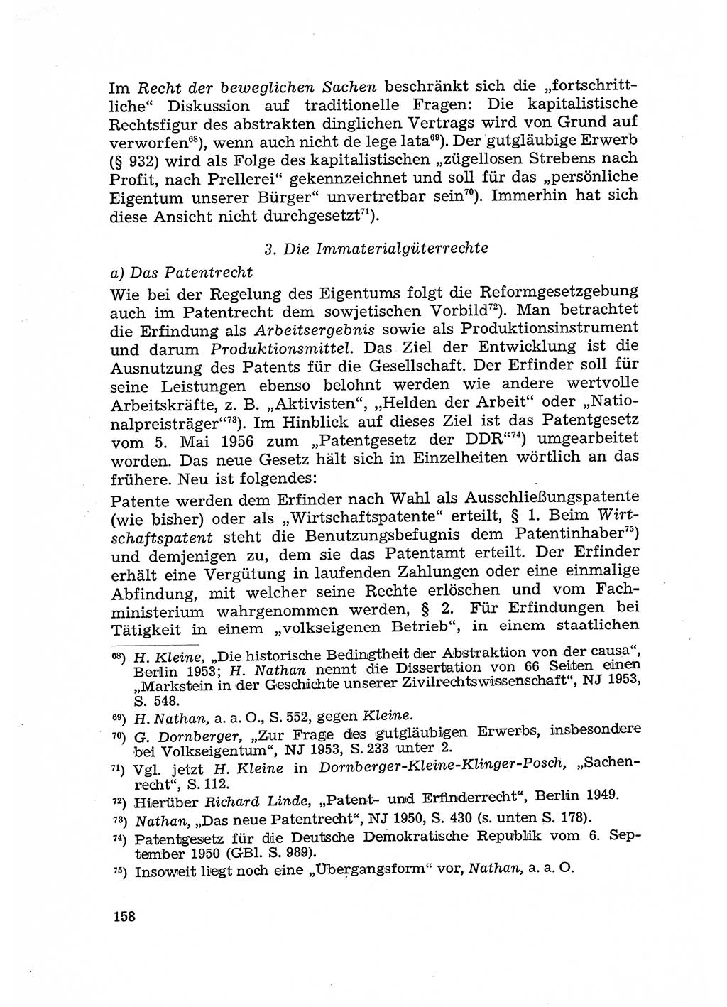 Justiz in der Sowjetischen Besatzungszone (SBZ) Deutschlands [Deutsche Demokratische Republik (DDR)], Bundesministerium für Gesamtdeutsche Fragen (BMG) [Bundesrepublik Deutschland (BRD)] 1959, Seite 158 (Just. SBZ Dtl. DDR BMG BRD 1959, S. 158)