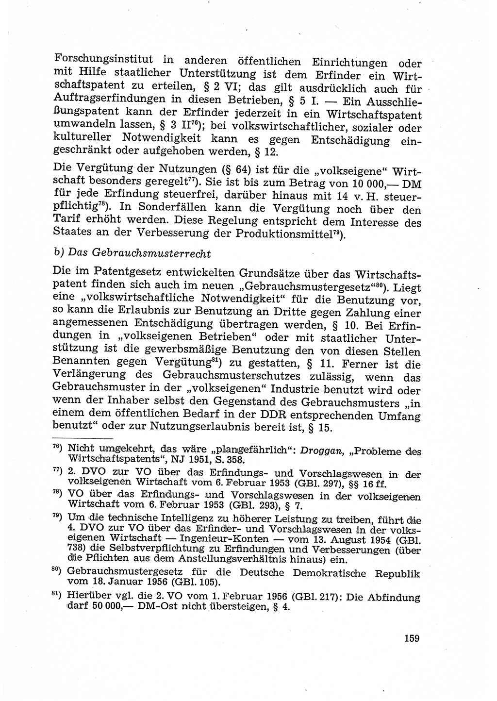 Justiz in der Sowjetischen Besatzungszone (SBZ) Deutschlands [Deutsche Demokratische Republik (DDR)], Bundesministerium für Gesamtdeutsche Fragen (BMG) [Bundesrepublik Deutschland (BRD)] 1959, Seite 159 (Just. SBZ Dtl. DDR BMG BRD 1959, S. 159)