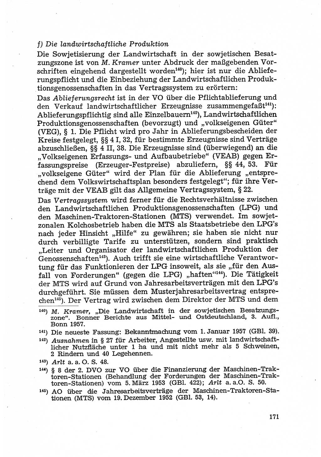 Justiz in der Sowjetischen Besatzungszone (SBZ) Deutschlands [Deutsche Demokratische Republik (DDR)], Bundesministerium für Gesamtdeutsche Fragen (BMG) [Bundesrepublik Deutschland (BRD)] 1959, Seite 171 (Just. SBZ Dtl. DDR BMG BRD 1959, S. 171)