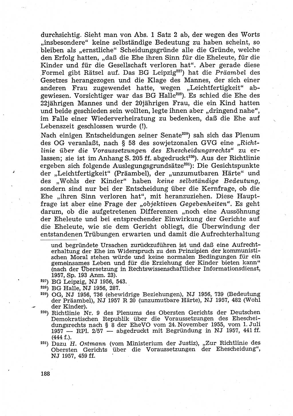 Justiz in der Sowjetischen Besatzungszone (SBZ) Deutschlands [Deutsche Demokratische Republik (DDR)], Bundesministerium für Gesamtdeutsche Fragen (BMG) [Bundesrepublik Deutschland (BRD)] 1959, Seite 188 (Just. SBZ Dtl. DDR BMG BRD 1959, S. 188)