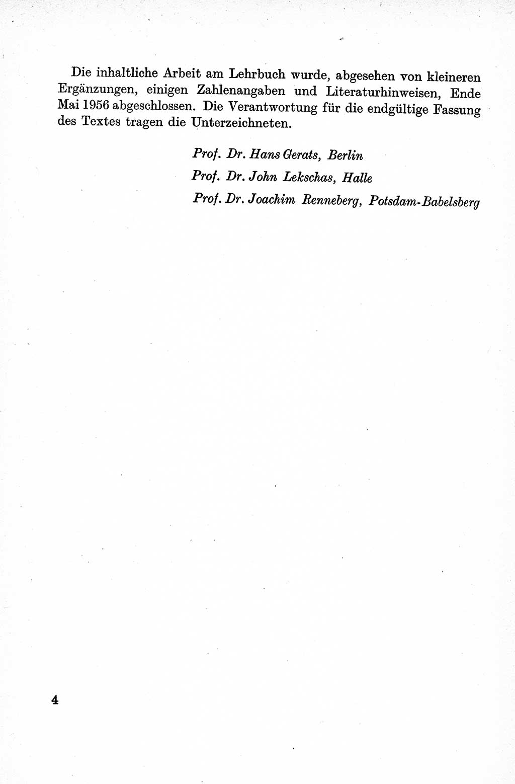 Lehrbuch des Strafrechts der Deutschen Demokratischen Republik (DDR), Allgemeiner Teil 1959, Seite 4 (Lb. Strafr. DDR AT 1959, S. 4)