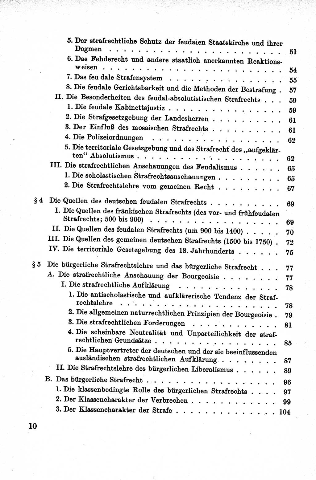 Lehrbuch des Strafrechts der Deutschen Demokratischen Republik (DDR), Allgemeiner Teil 1959, Seite 10 (Lb. Strafr. DDR AT 1959, S. 10)