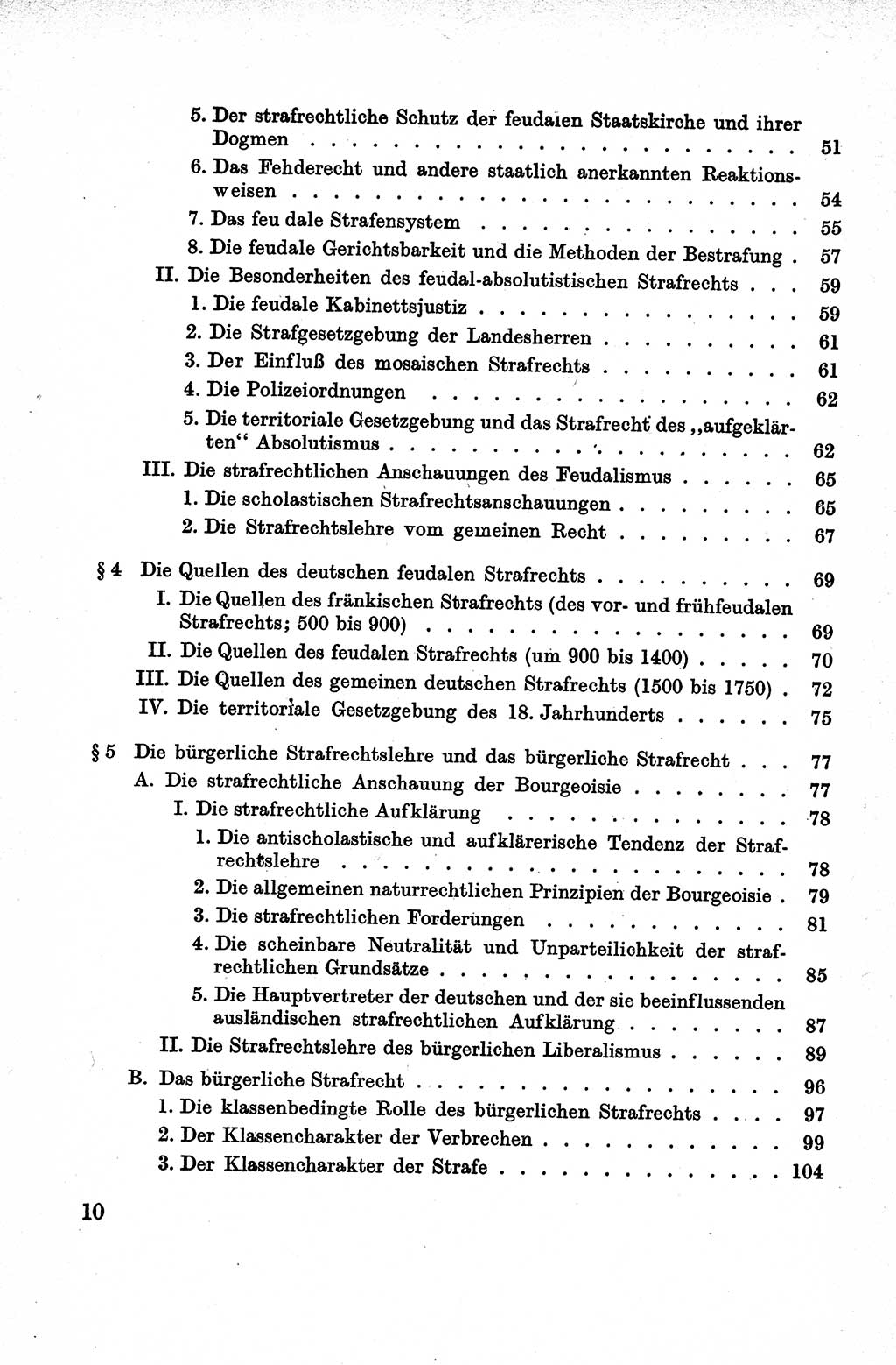 Lehrbuch des Strafrechts der Deutschen Demokratischen Republik (DDR), Allgemeiner Teil 1959, Seite 10 (Lb. Strafr. DDR AT 1959, S. 10)