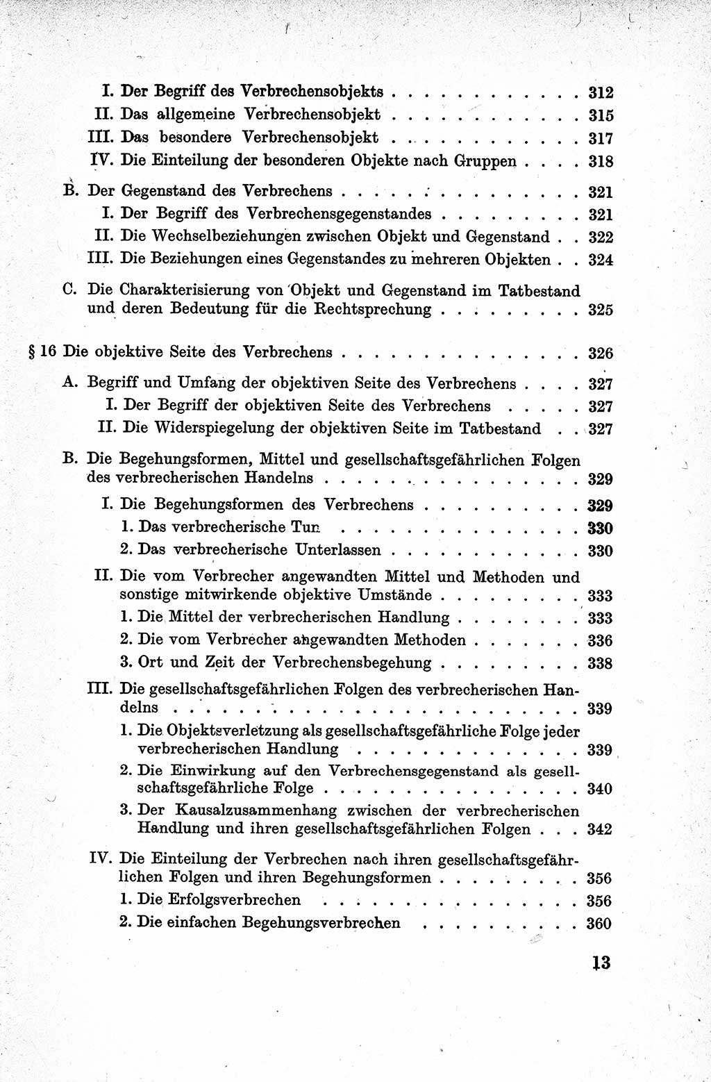 Lehrbuch des Strafrechts der Deutschen Demokratischen Republik (DDR), Allgemeiner Teil 1959, Seite 13 (Lb. Strafr. DDR AT 1959, S. 13)