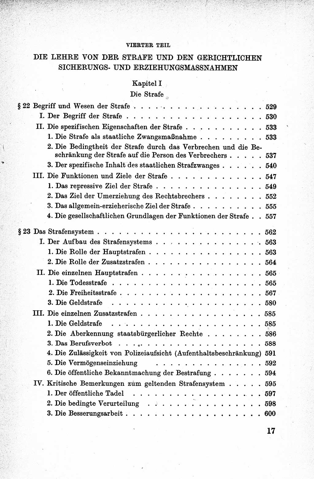 Lehrbuch des Strafrechts der Deutschen Demokratischen Republik (DDR), Allgemeiner Teil 1959, Seite 17 (Lb. Strafr. DDR AT 1959, S. 17)