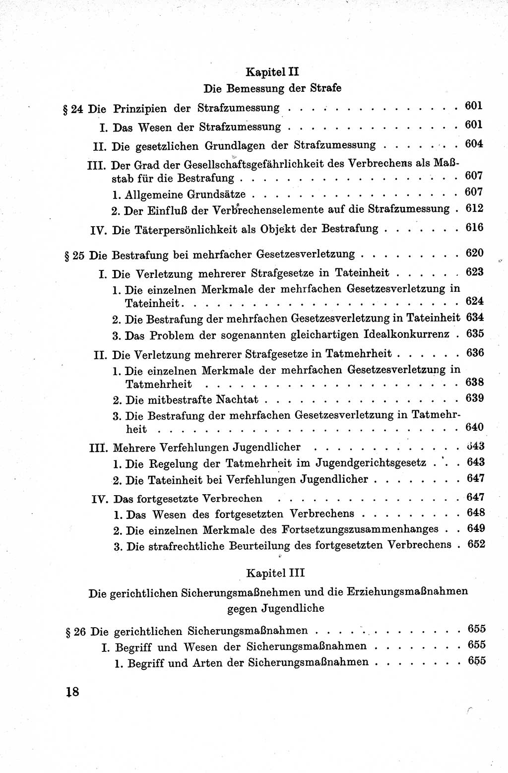 Lehrbuch des Strafrechts der Deutschen Demokratischen Republik (DDR), Allgemeiner Teil 1959, Seite 18 (Lb. Strafr. DDR AT 1959, S. 18)