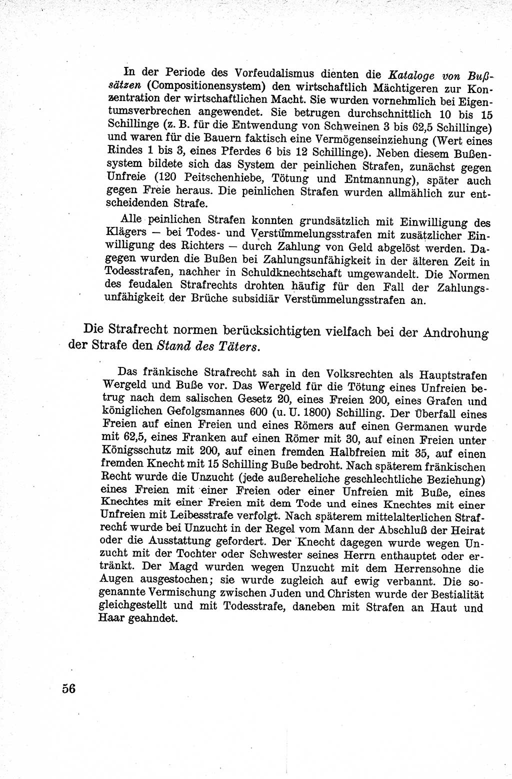 Lehrbuch des Strafrechts der Deutschen Demokratischen Republik (DDR), Allgemeiner Teil 1959, Seite 56 (Lb. Strafr. DDR AT 1959, S. 56)