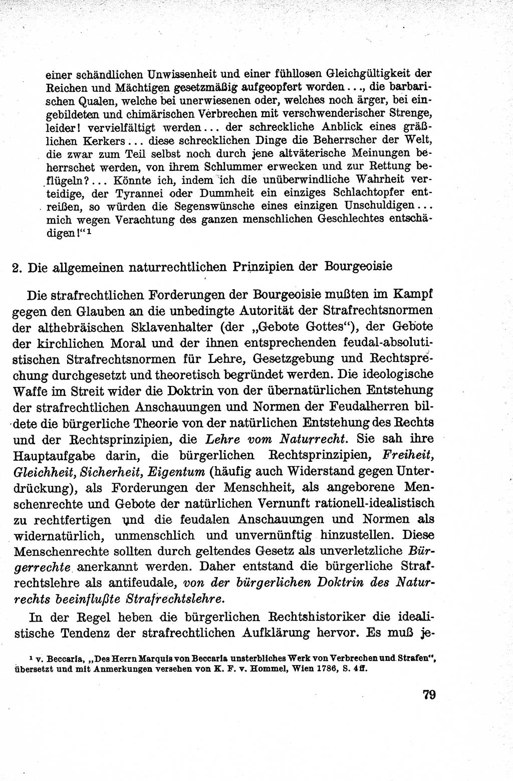 Lehrbuch des Strafrechts der Deutschen Demokratischen Republik (DDR), Allgemeiner Teil 1959, Seite 79 (Lb. Strafr. DDR AT 1959, S. 79)