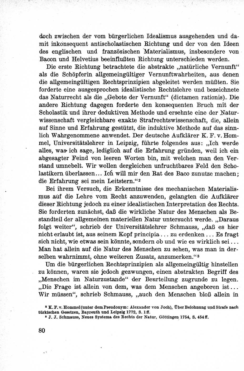 Lehrbuch des Strafrechts der Deutschen Demokratischen Republik (DDR), Allgemeiner Teil 1959, Seite 80 (Lb. Strafr. DDR AT 1959, S. 80)