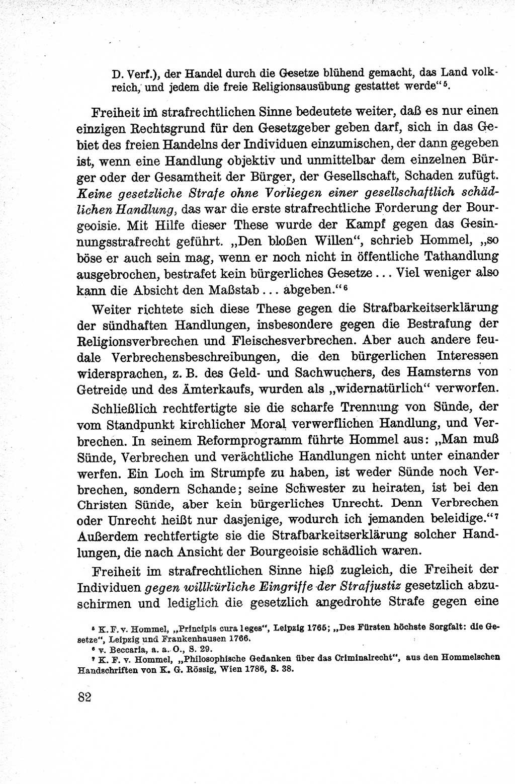 Lehrbuch des Strafrechts der Deutschen Demokratischen Republik (DDR), Allgemeiner Teil 1959, Seite 82 (Lb. Strafr. DDR AT 1959, S. 82)