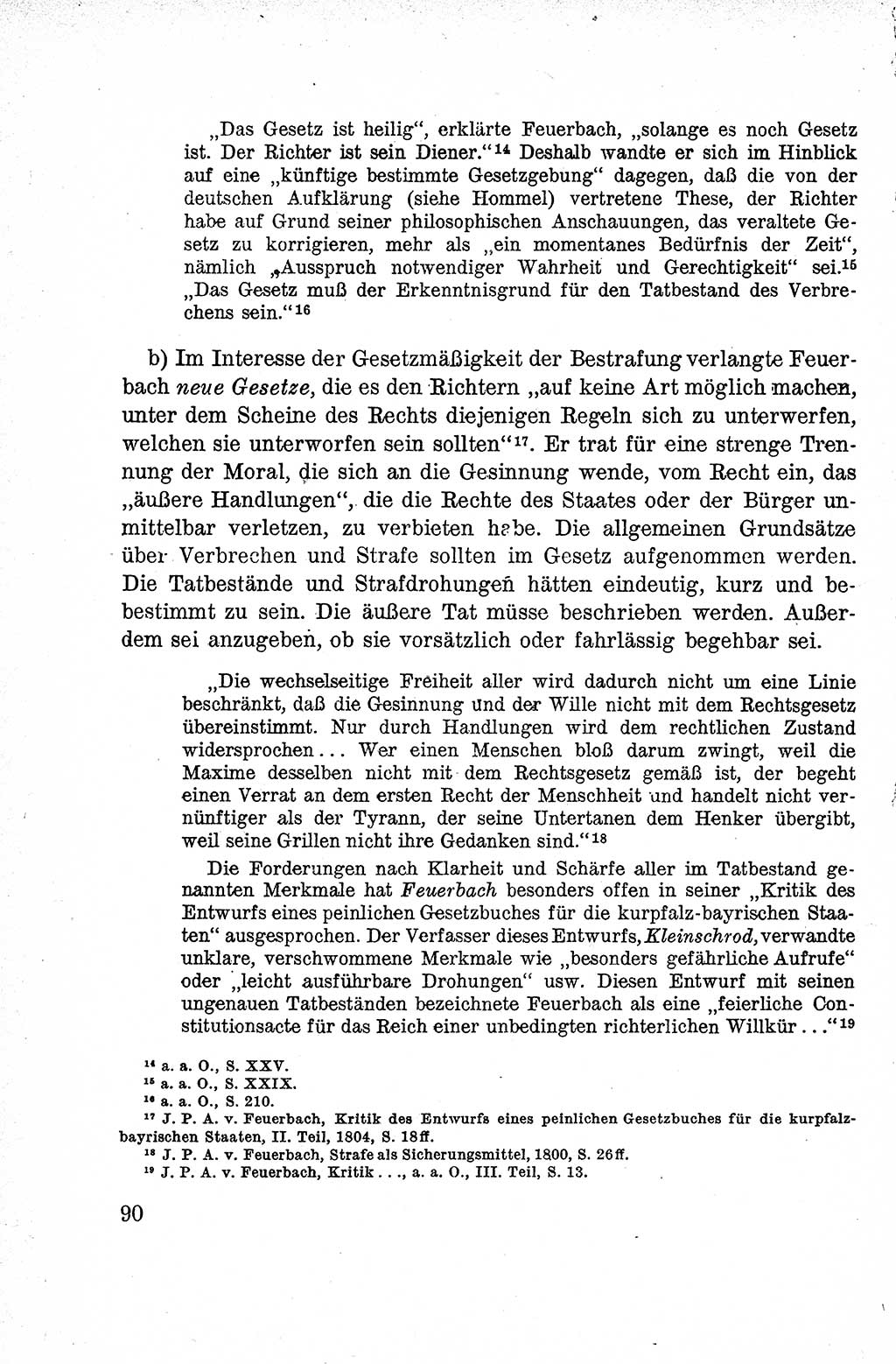 Lehrbuch des Strafrechts der Deutschen Demokratischen Republik (DDR), Allgemeiner Teil 1959, Seite 90 (Lb. Strafr. DDR AT 1959, S. 90)