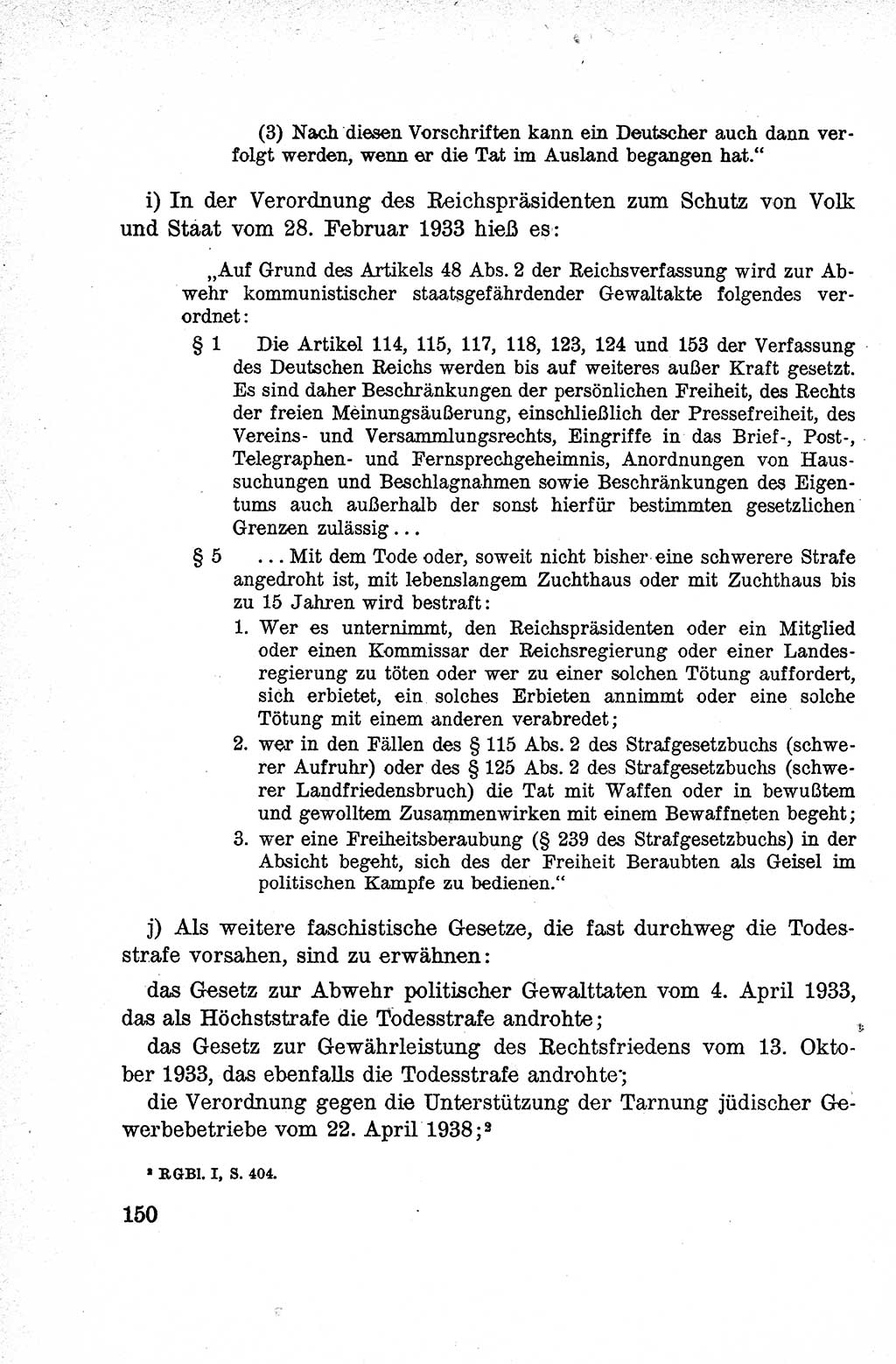 Lehrbuch des Strafrechts der Deutschen Demokratischen Republik (DDR), Allgemeiner Teil 1959, Seite 150 (Lb. Strafr. DDR AT 1959, S. 150)