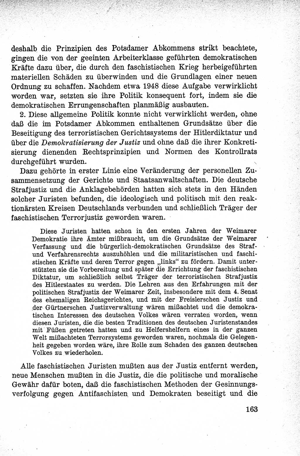 Lehrbuch des Strafrechts der Deutschen Demokratischen Republik (DDR), Allgemeiner Teil 1959, Seite 163 (Lb. Strafr. DDR AT 1959, S. 163)