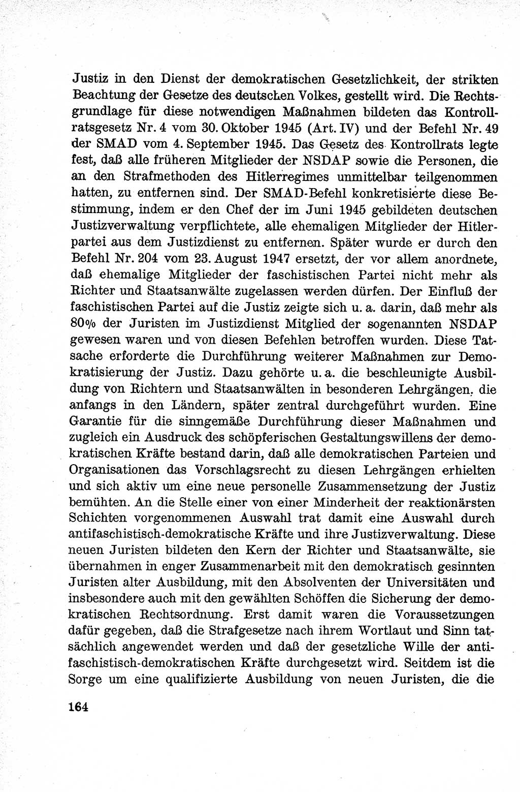 Lehrbuch des Strafrechts der Deutschen Demokratischen Republik (DDR), Allgemeiner Teil 1959, Seite 164 (Lb. Strafr. DDR AT 1959, S. 164)