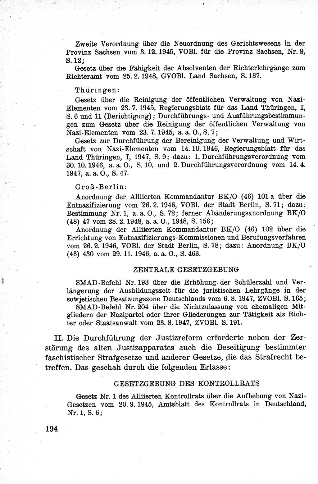 Lehrbuch des Strafrechts der Deutschen Demokratischen Republik (DDR), Allgemeiner Teil 1959, Seite 194 (Lb. Strafr. DDR AT 1959, S. 194)