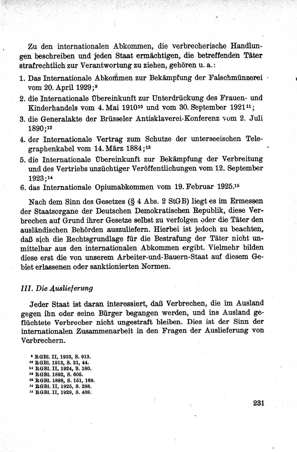 Lehrbuch des Strafrechts der Deutschen Demokratischen Republik (DDR), Allgemeiner Teil 1959, Seite 231 (Lb. Strafr. DDR AT 1959, S. 231)