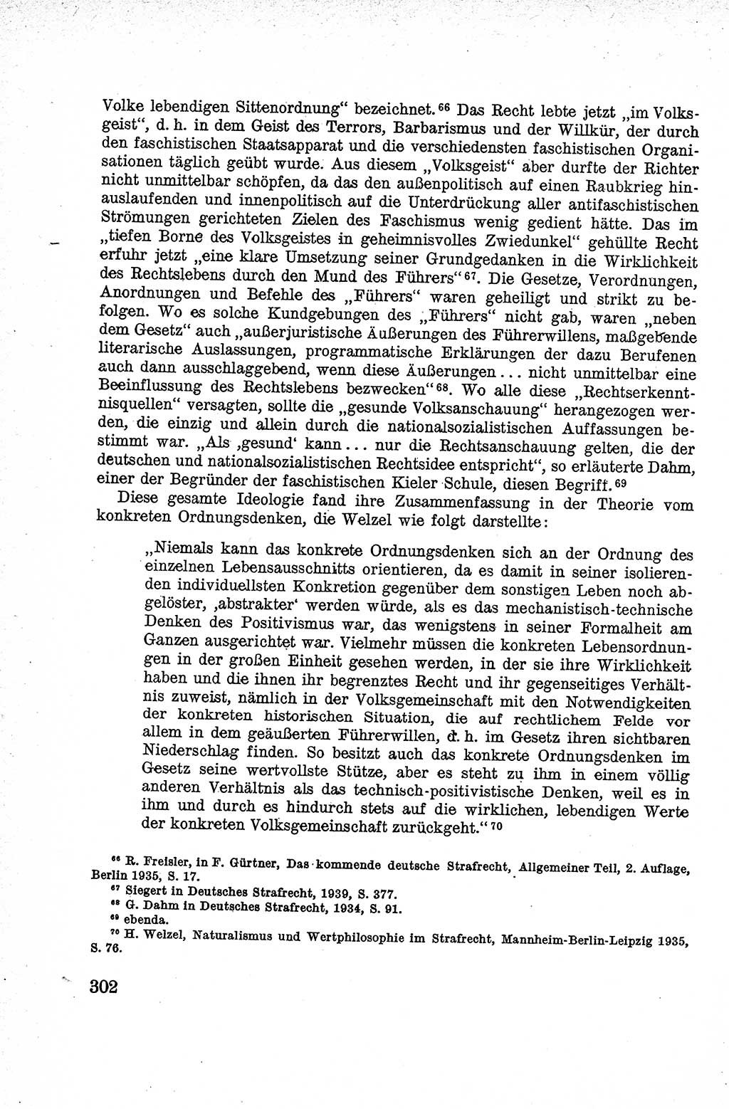 Lehrbuch des Strafrechts der Deutschen Demokratischen Republik (DDR), Allgemeiner Teil 1959, Seite 302 (Lb. Strafr. DDR AT 1959, S. 302)