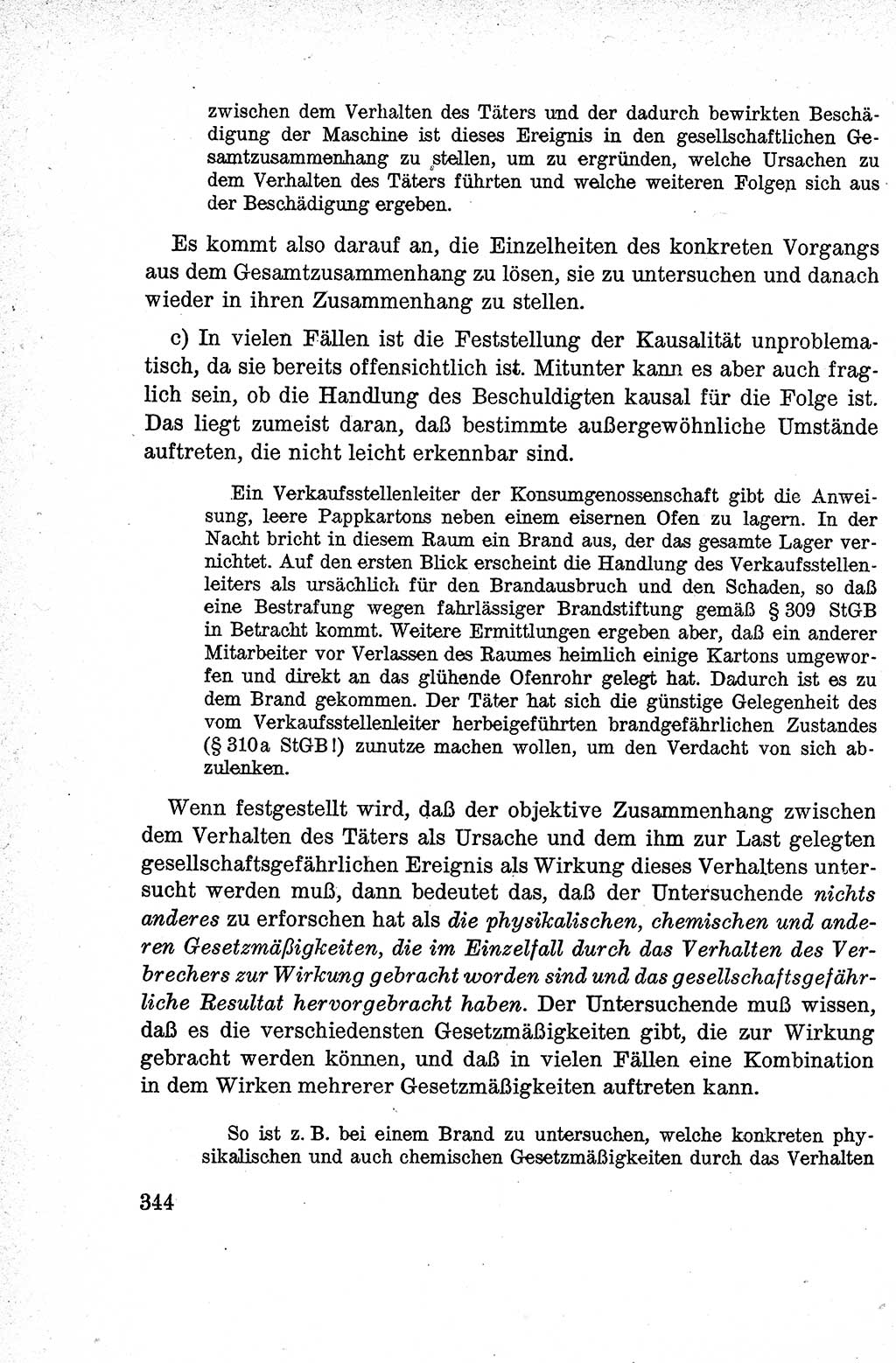 Lehrbuch des Strafrechts der Deutschen Demokratischen Republik (DDR), Allgemeiner Teil 1959, Seite 344 (Lb. Strafr. DDR AT 1959, S. 344)