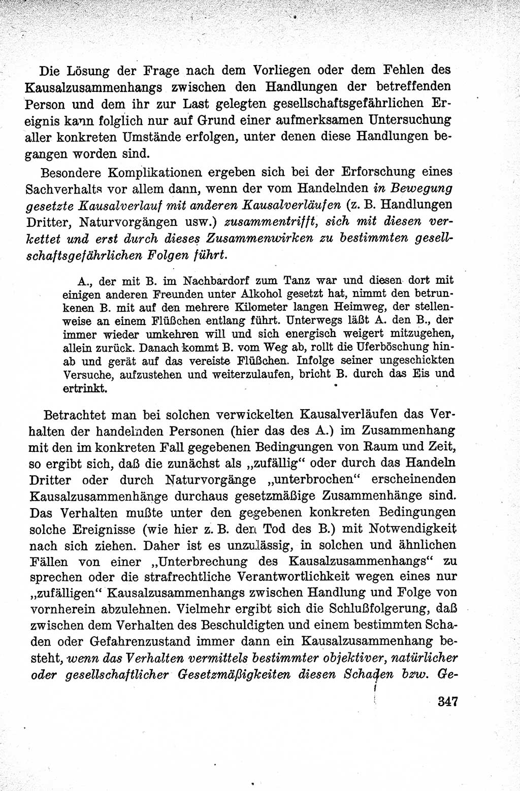 Lehrbuch des Strafrechts der Deutschen Demokratischen Republik (DDR), Allgemeiner Teil 1959, Seite 347 (Lb. Strafr. DDR AT 1959, S. 347)