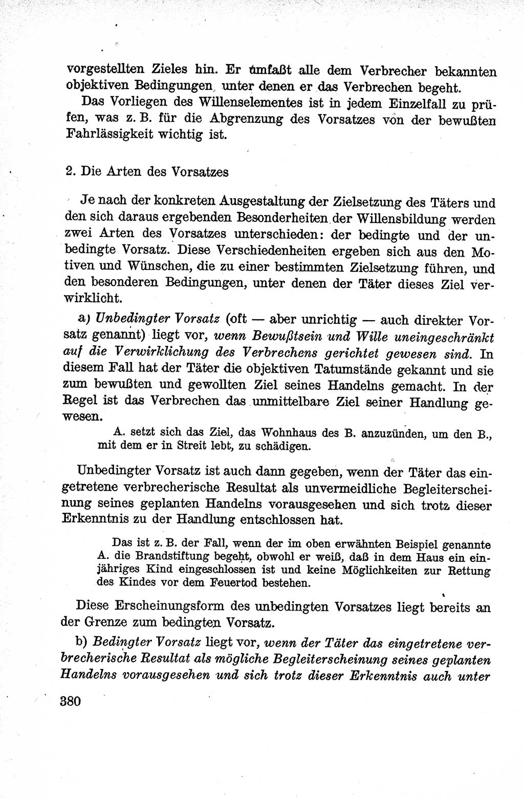 Lehrbuch des Strafrechts der Deutschen Demokratischen Republik (DDR), Allgemeiner Teil 1959, Seite 380 (Lb. Strafr. DDR AT 1959, S. 380)