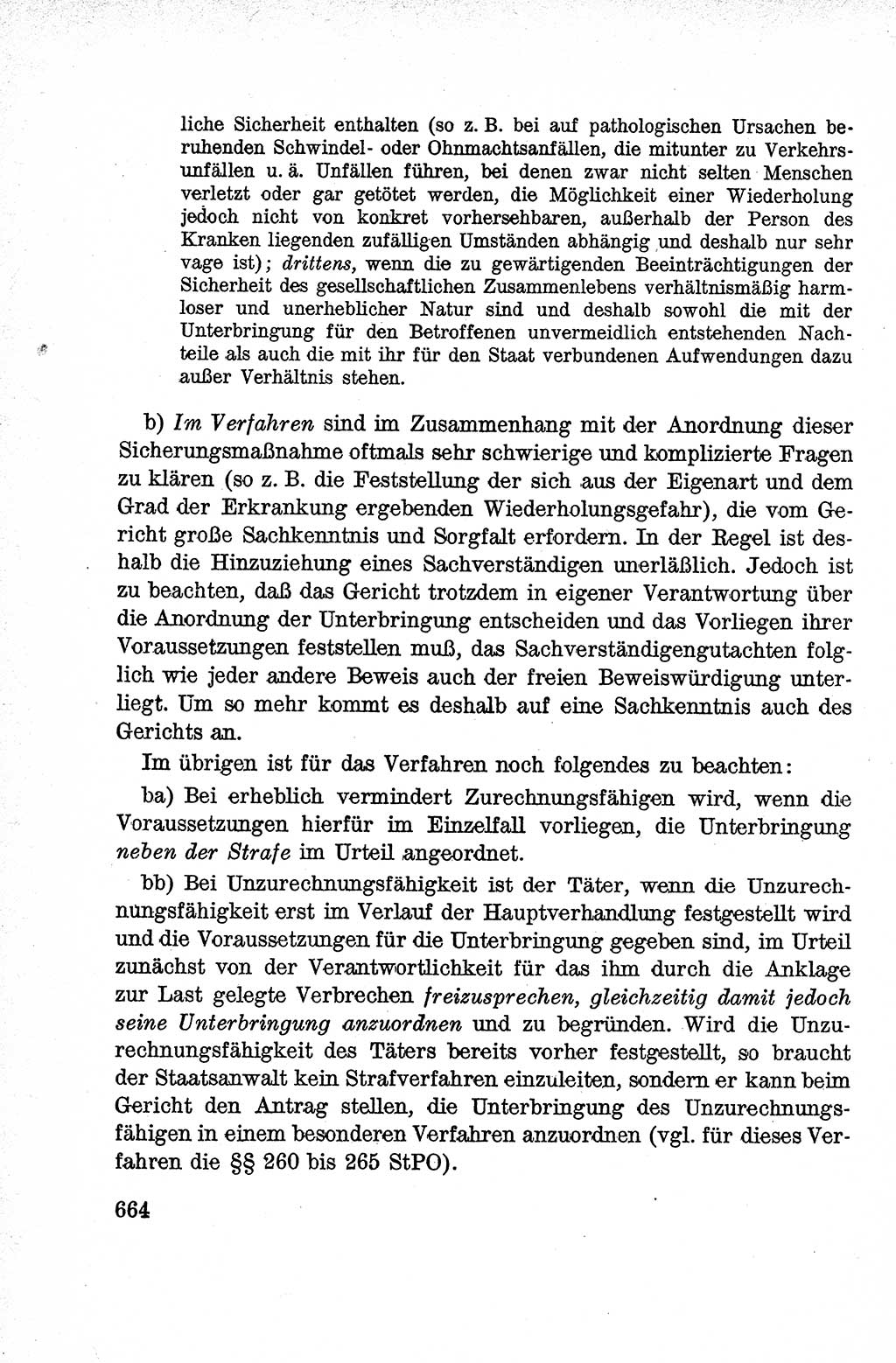 Lehrbuch des Strafrechts der Deutschen Demokratischen Republik (DDR), Allgemeiner Teil 1959, Seite 664 (Lb. Strafr. DDR AT 1959, S. 664)