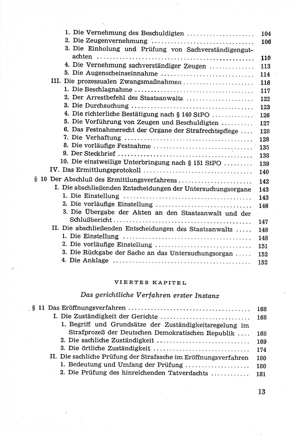 Leitfaden des Strafprozeßrechts der Deutschen Demokratischen Republik (DDR) 1959, Seite 13 (LF StPR DDR 1959, S. 13)