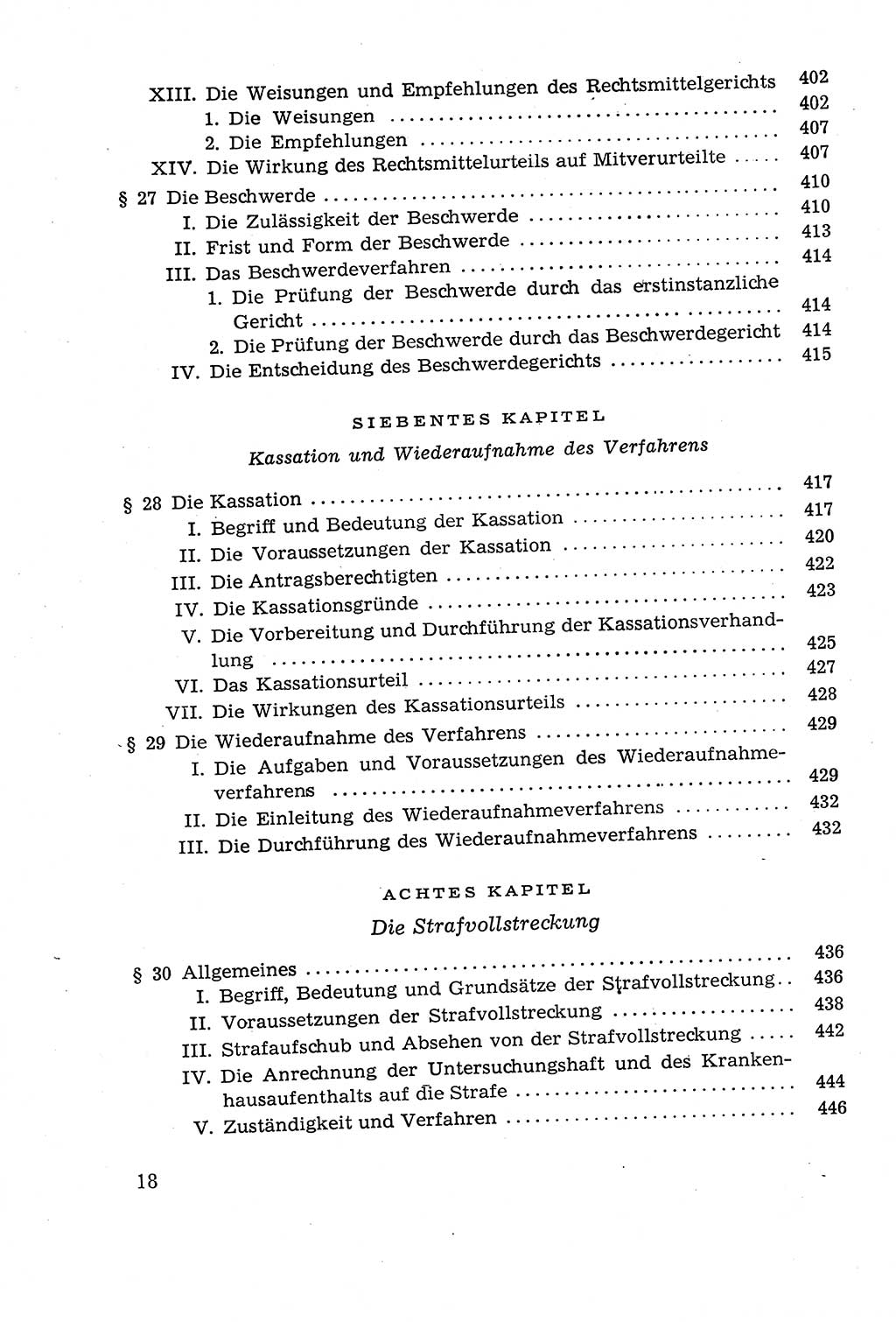 Leitfaden des Strafprozeßrechts der Deutschen Demokratischen Republik (DDR) 1959, Seite 18 (LF StPR DDR 1959, S. 18)
