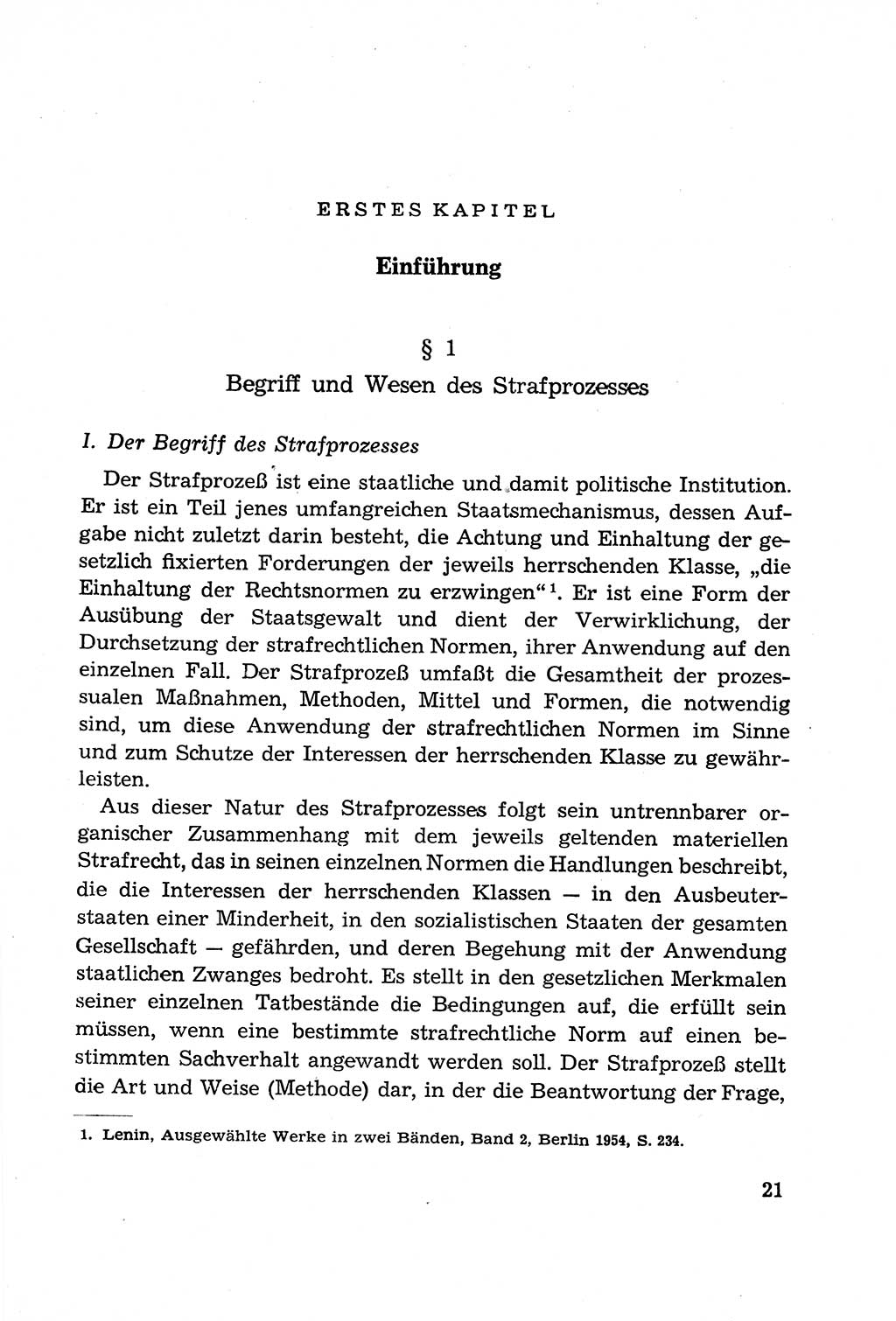 Leitfaden des Strafprozeßrechts der Deutschen Demokratischen Republik (DDR) 1959, Seite 21 (LF StPR DDR 1959, S. 21)