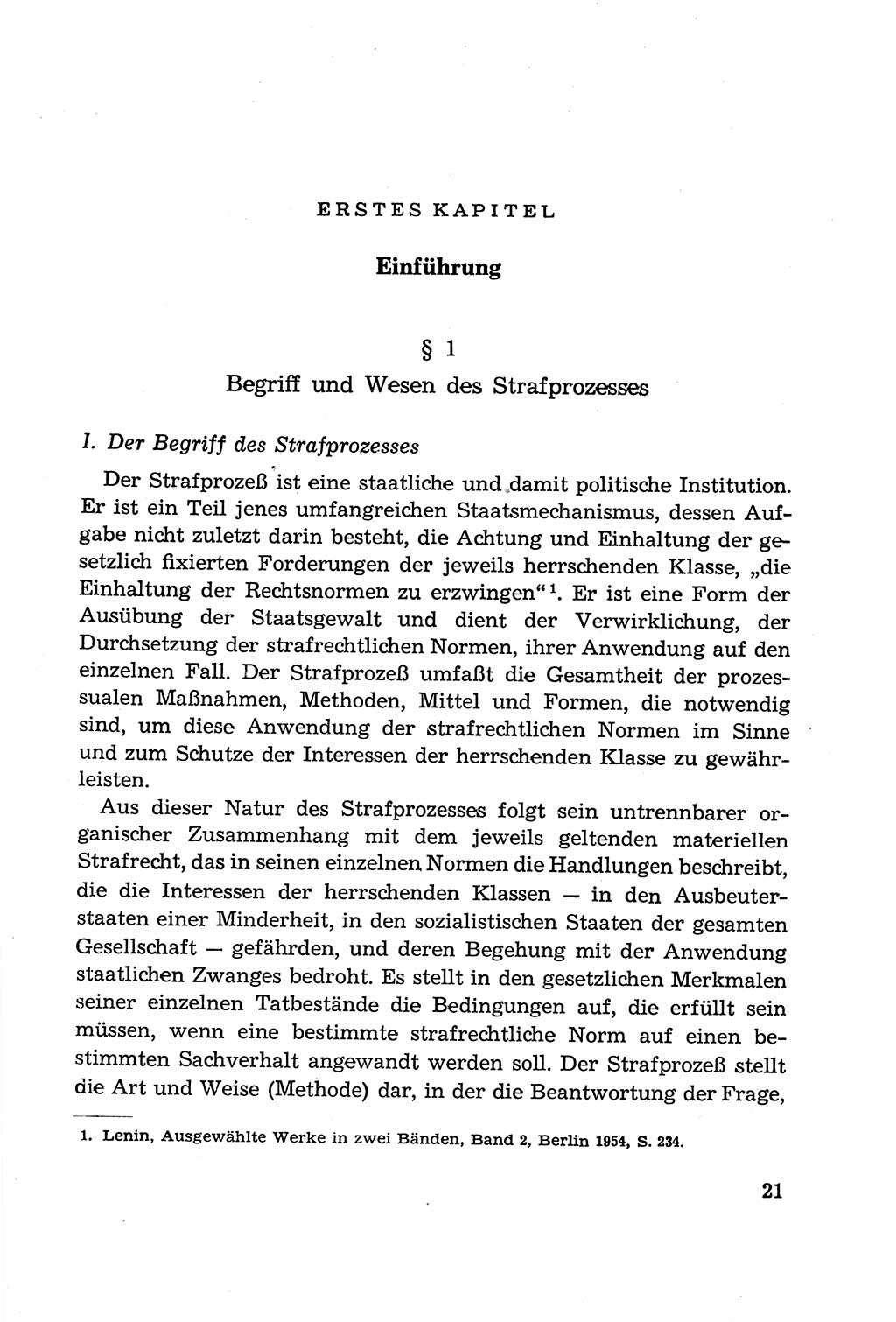 Leitfaden des Strafprozeßrechts der Deutschen Demokratischen Republik (DDR) 1959, Seite 21 (LF StPR DDR 1959, S. 21)