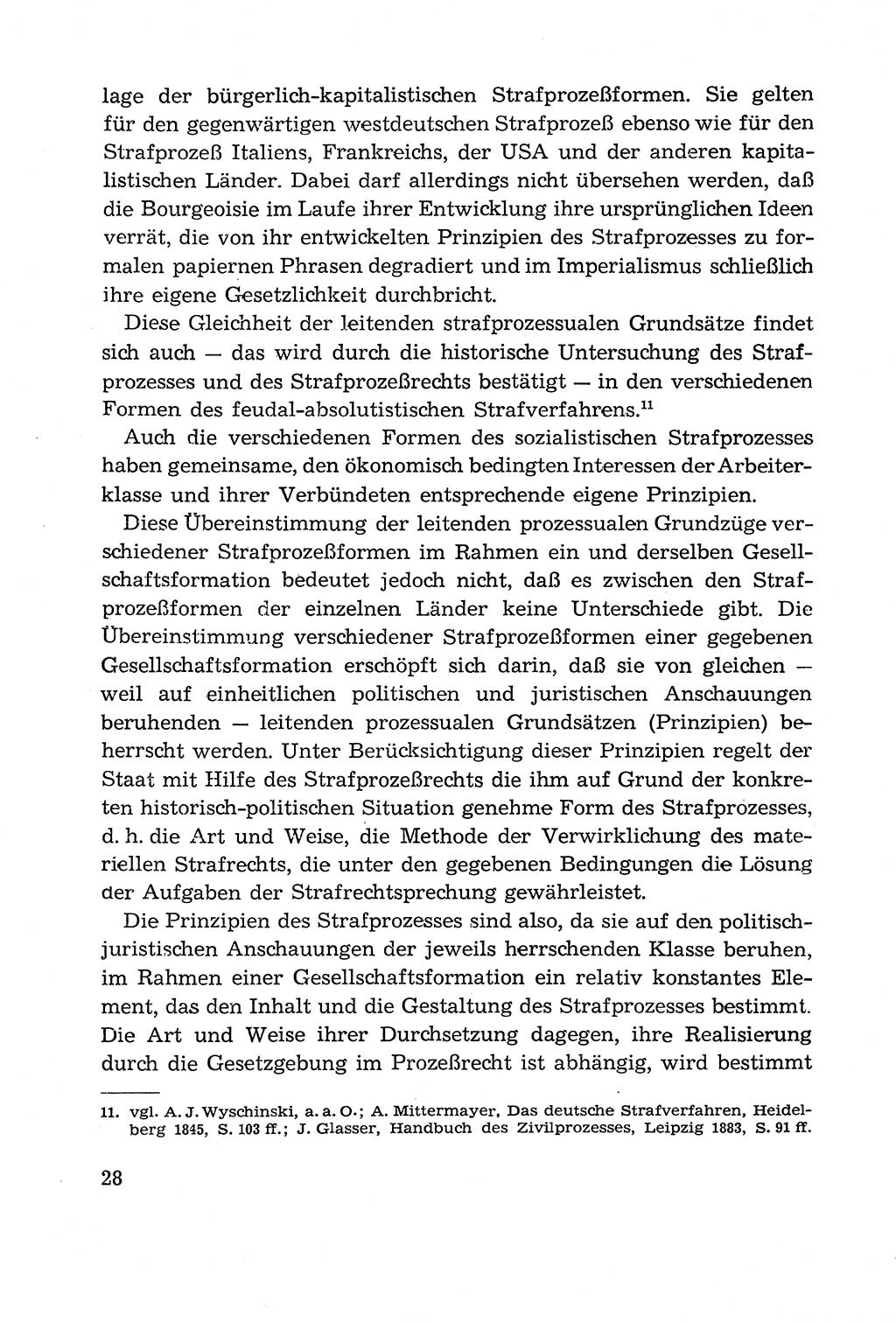 Leitfaden des Strafprozeßrechts der Deutschen Demokratischen Republik (DDR) 1959, Seite 28 (LF StPR DDR 1959, S. 28)