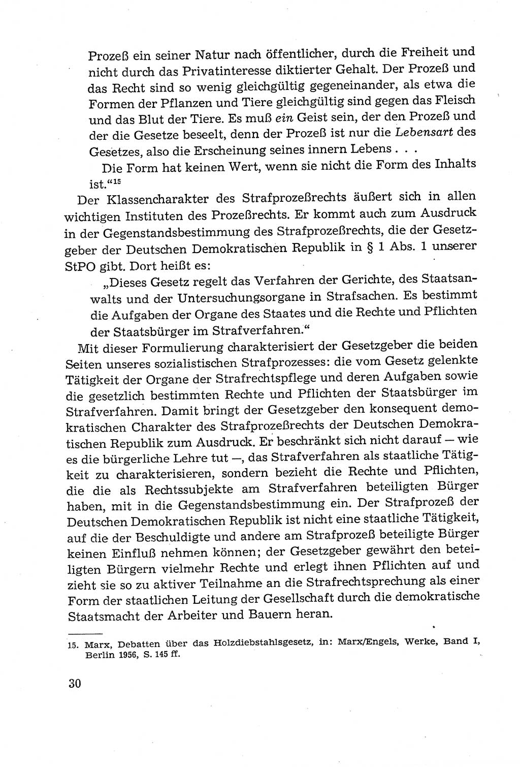 Leitfaden des Strafprozeßrechts der Deutschen Demokratischen Republik (DDR) 1959, Seite 30 (LF StPR DDR 1959, S. 30)