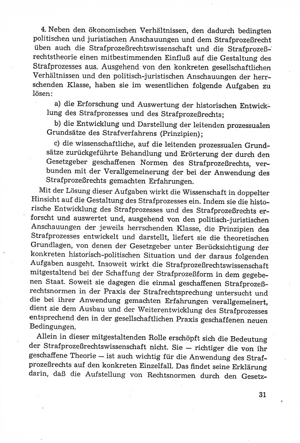 Leitfaden des Strafprozeßrechts der Deutschen Demokratischen Republik (DDR) 1959, Seite 31 (LF StPR DDR 1959, S. 31)