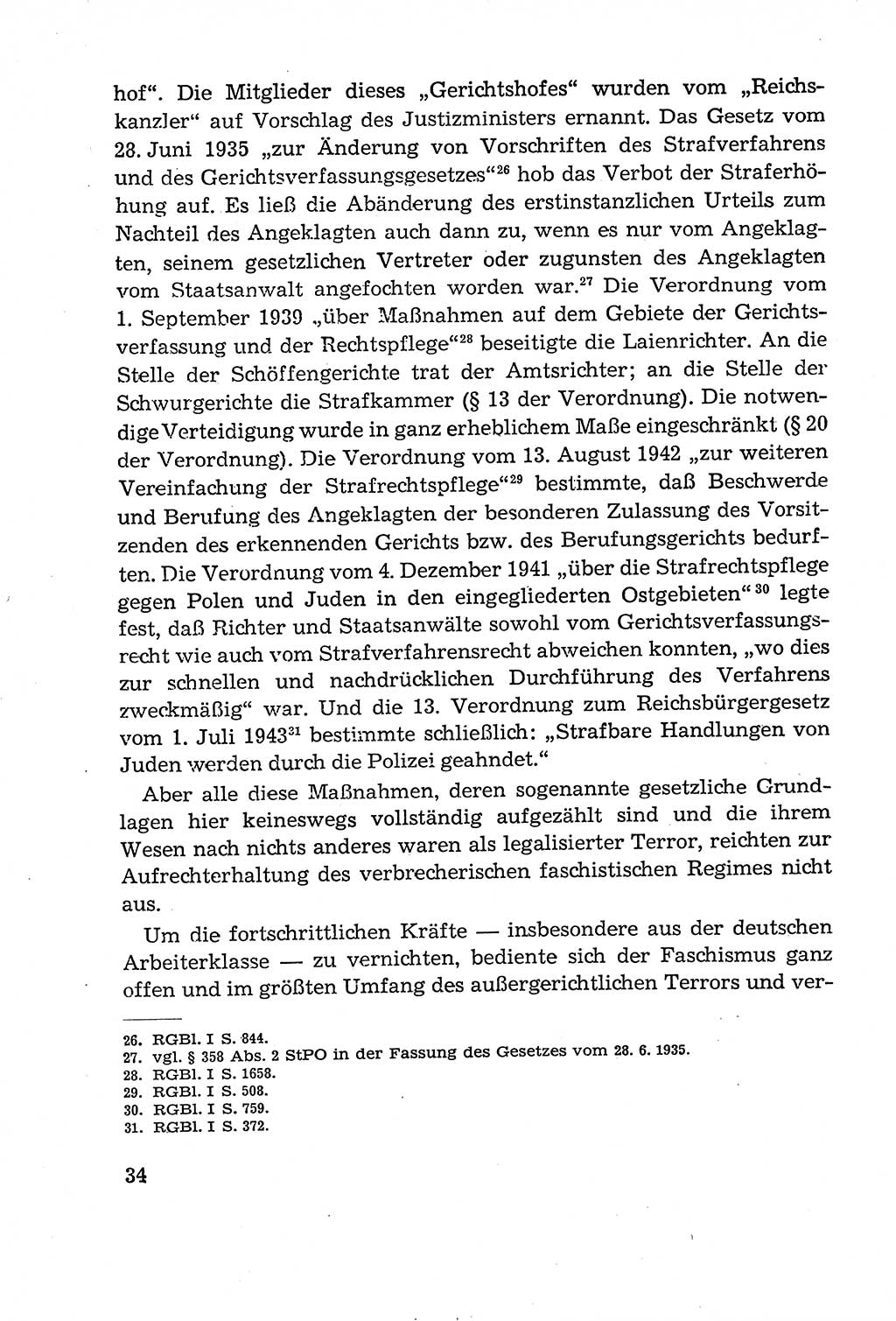Leitfaden des Strafprozeßrechts der Deutschen Demokratischen Republik (DDR) 1959, Seite 34 (LF StPR DDR 1959, S. 34)