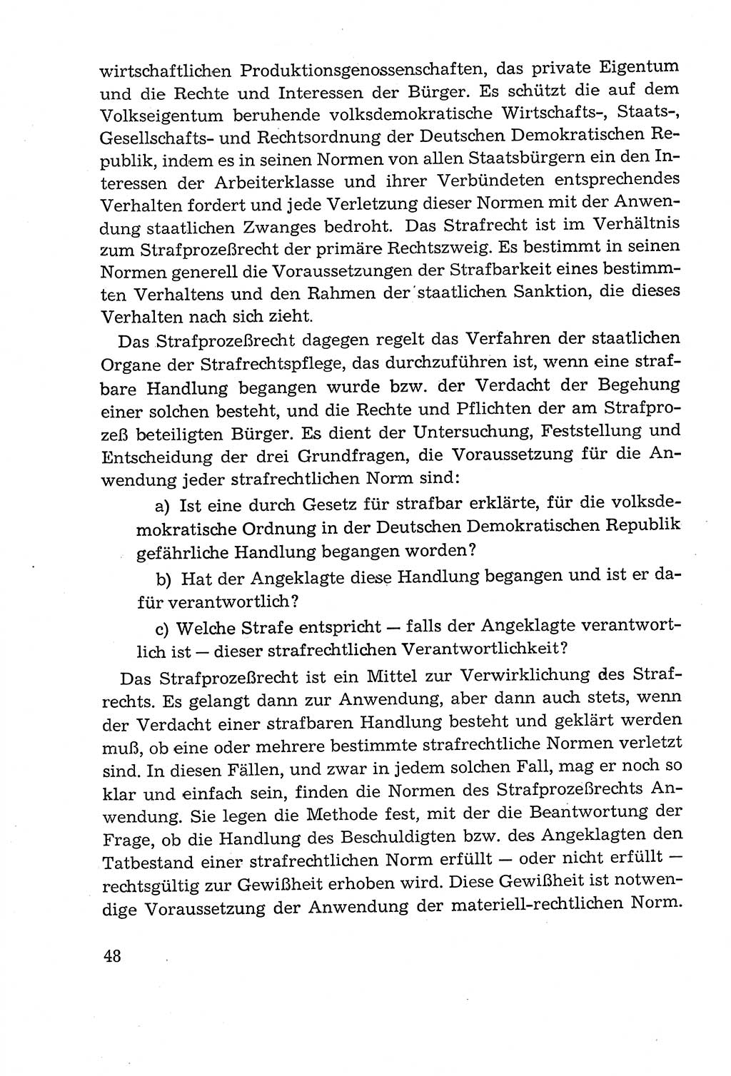 Leitfaden des Strafprozeßrechts der Deutschen Demokratischen Republik (DDR) 1959, Seite 48 (LF StPR DDR 1959, S. 48)