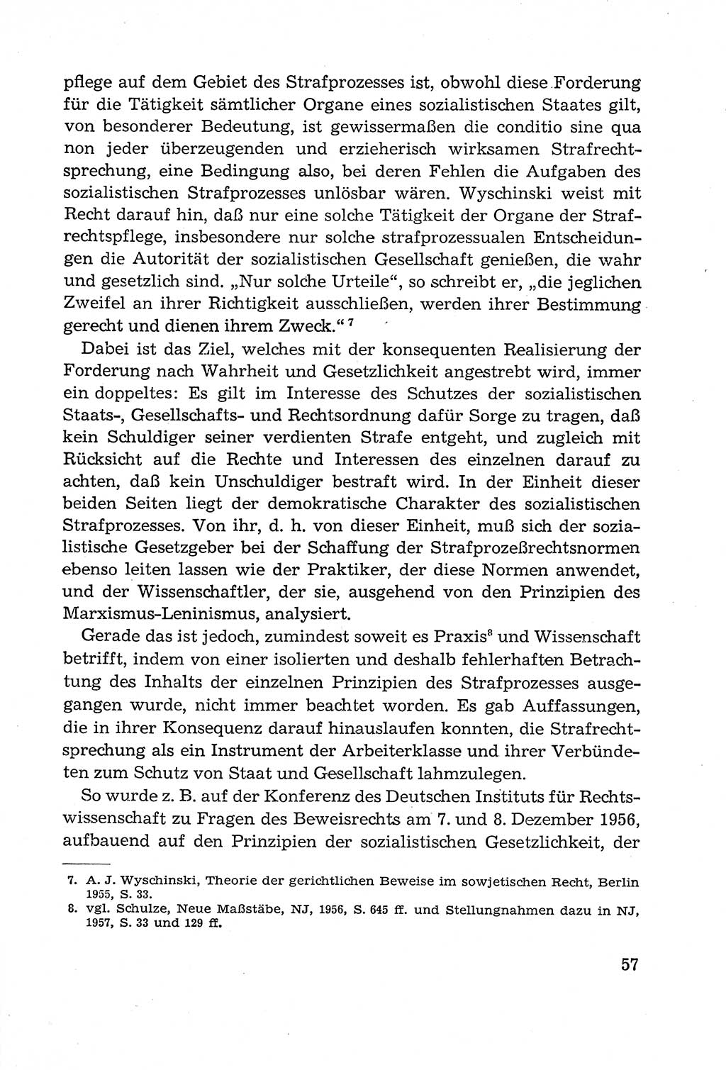 Leitfaden des Strafprozeßrechts der Deutschen Demokratischen Republik (DDR) 1959, Seite 57 (LF StPR DDR 1959, S. 57)
