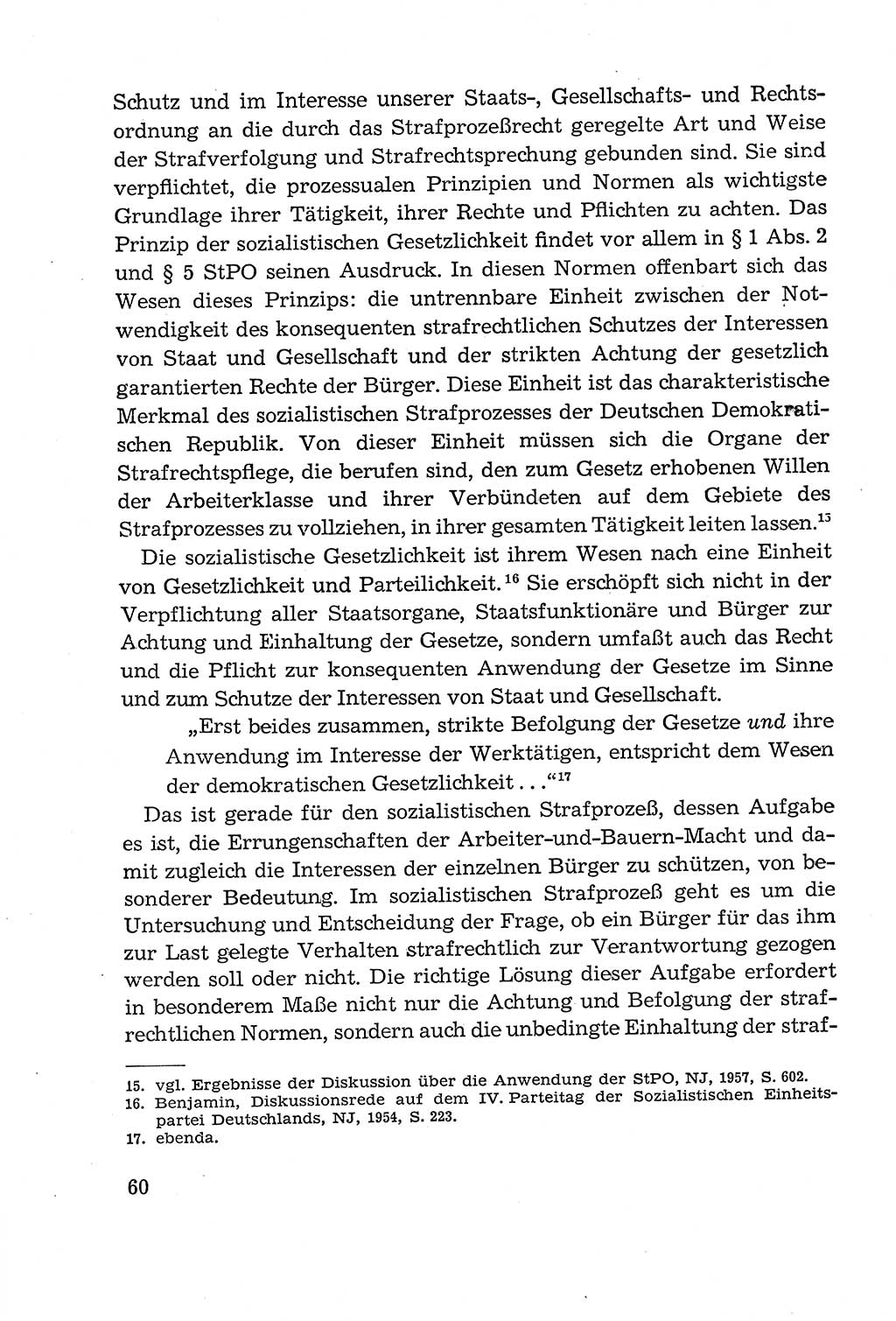 Leitfaden des Strafprozeßrechts der Deutschen Demokratischen Republik (DDR) 1959, Seite 60 (LF StPR DDR 1959, S. 60)