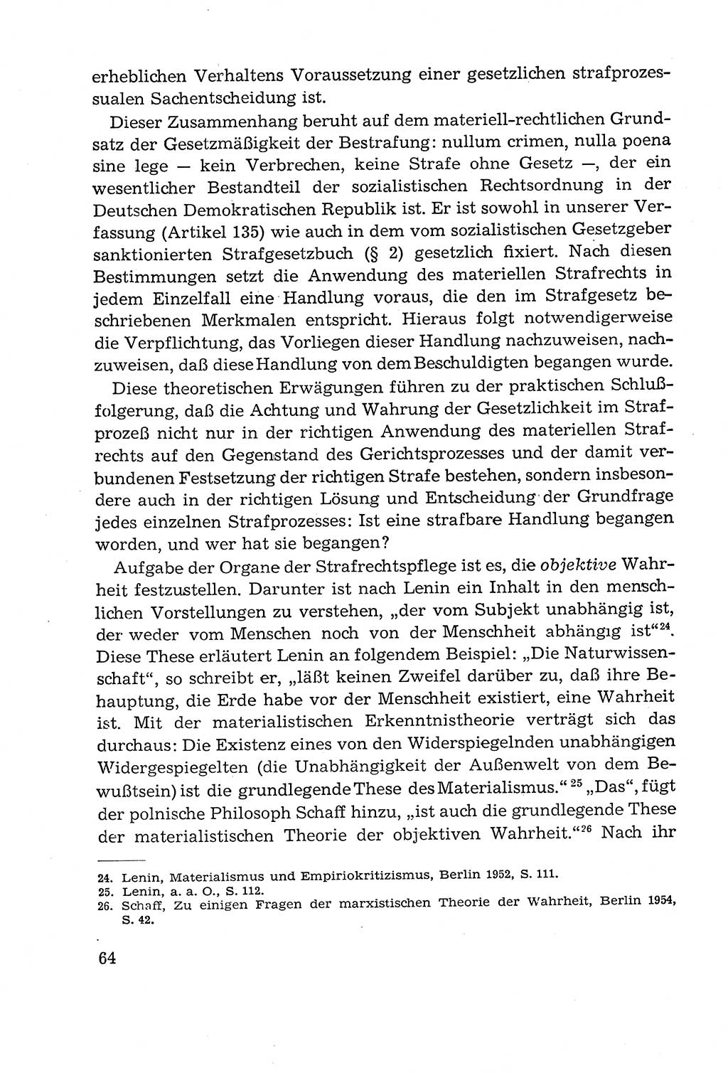 Leitfaden des Strafprozeßrechts der Deutschen Demokratischen Republik (DDR) 1959, Seite 64 (LF StPR DDR 1959, S. 64)