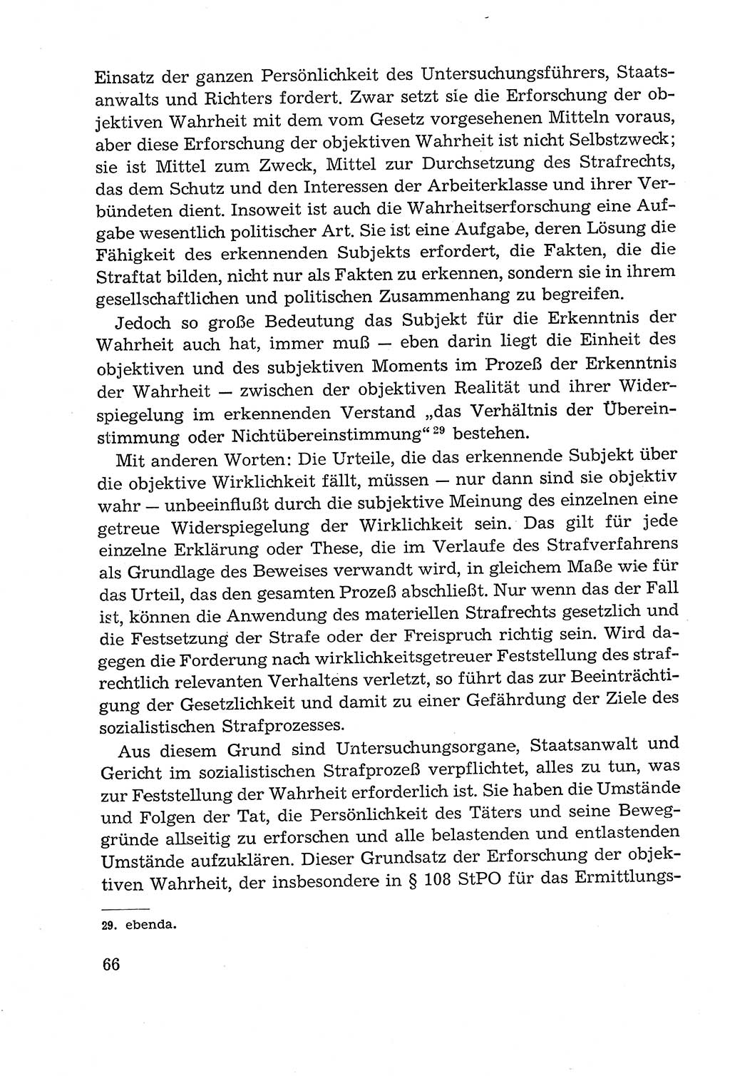 Leitfaden des Strafprozeßrechts der Deutschen Demokratischen Republik (DDR) 1959, Seite 66 (LF StPR DDR 1959, S. 66)