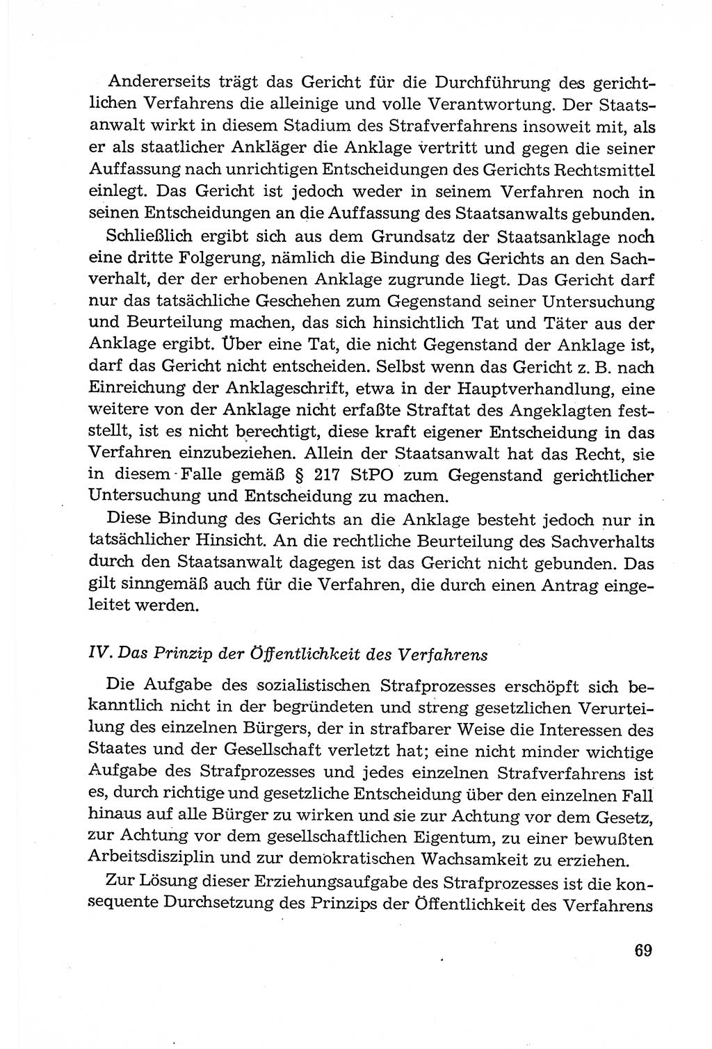 Leitfaden des Strafprozeßrechts der Deutschen Demokratischen Republik (DDR) 1959, Seite 69 (LF StPR DDR 1959, S. 69)
